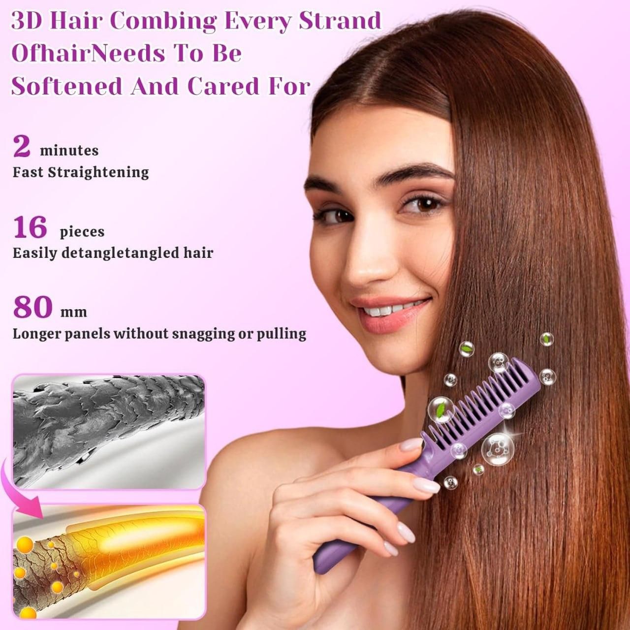 Portable Mini Hot Comb - Rechargeable battery