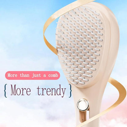 Scalp Massage Comb with Retractable Bristles