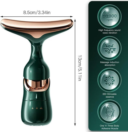 2-in-1 Anti-Wrinkle Facial Massager