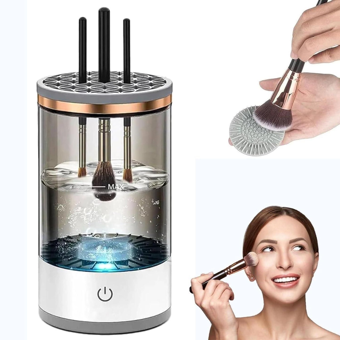 Electric Make Up Brush Cleaner - USB Rechargeable