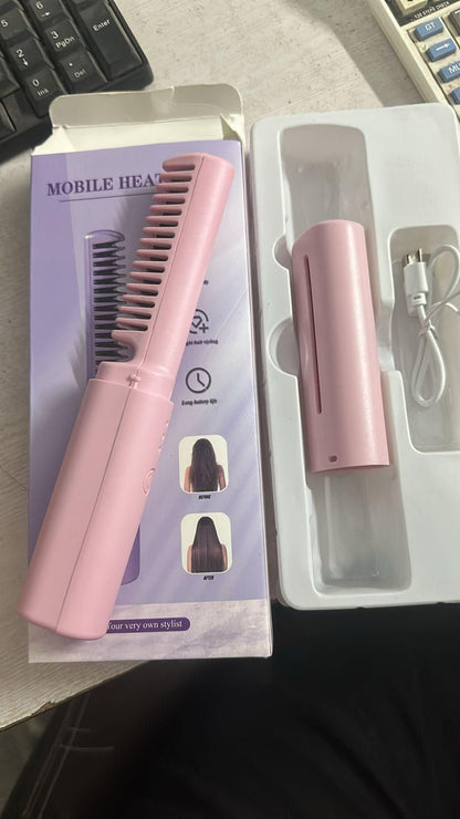 Portable Mini Hot Comb - Rechargeable battery