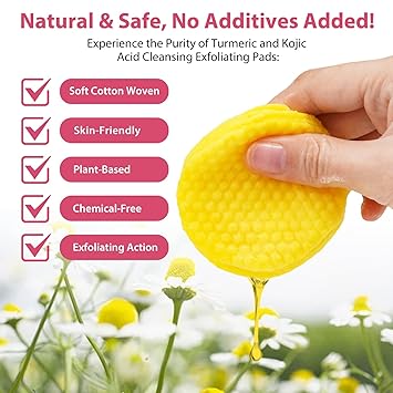 Kojic Acid And Turmeric Cleaning Pads